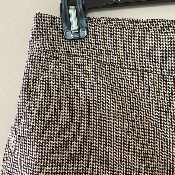 NWT Loft Wide Leg Crop Pants in Houndstooth sz 8 - Picture 5 of 12